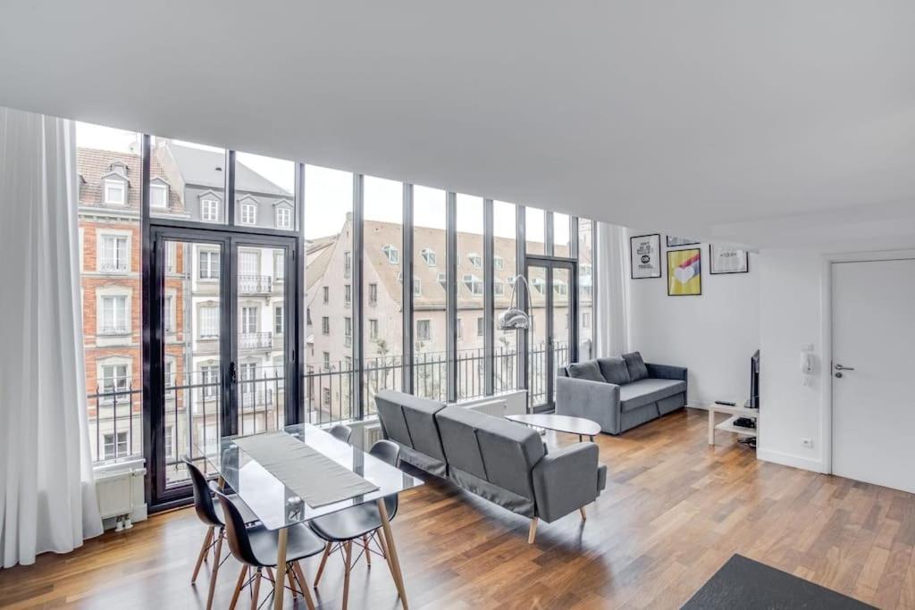 Le Loft Des Lumieres - Superbe Loft Lumineux Au Coeur De La Krutenau Daire Strazburg Dış mekan fotoğraf